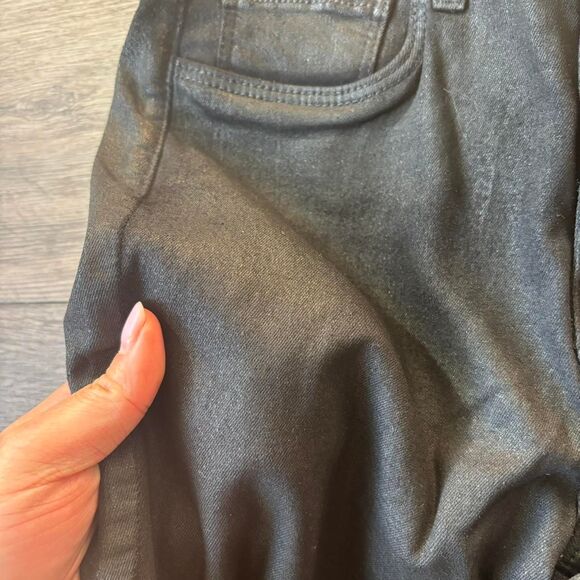 L'agence skinny black jeans margot coated mid rise size 26 - Picture 5 of 6